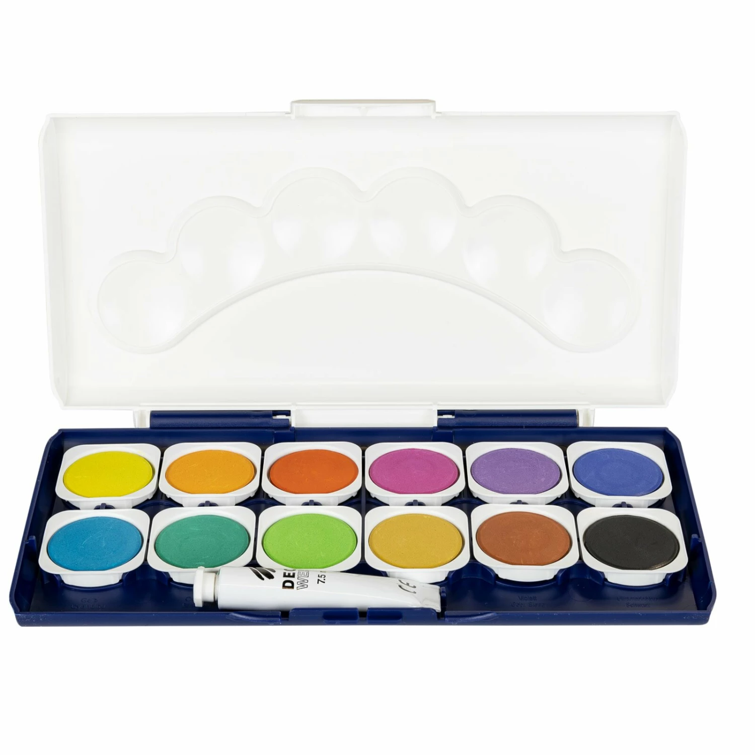 Deckfarbkasten - 12 Farben - mit Deckweiss 3 Deckfarbkasten - 12 Farben - mit Deckweiss