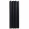 Verdunklungsvorhang - schwarz - 140x175 cm