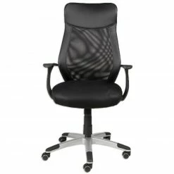 Drehstuhl - schwarz - mit Netzrücken - höhenverstellbar -Günstiges Büro Geschäft 2354002900 02 1600Wx1600H