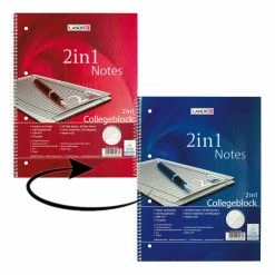 Duo-Collegeblock - liniert-kariert - A4+