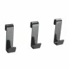 3er-Set Metallhaken - schwarz - 6,8 cm -Günstiges Büro Geschäft 2668014100 1600Wx1600H