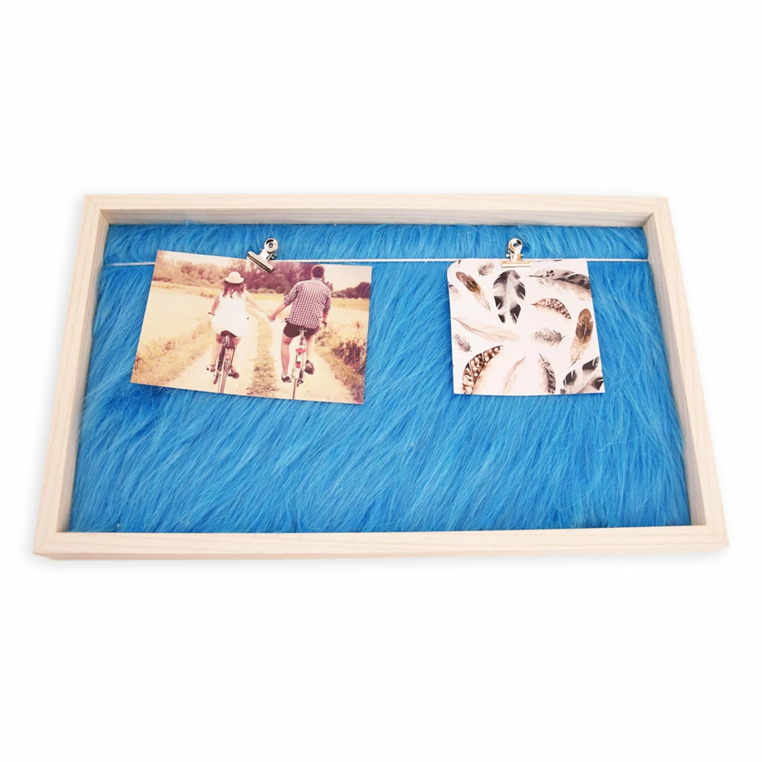 Memoboard - Fell - blau 3 Memoboard - Fell - blau