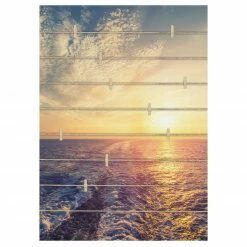 Memoboard - Meer mit Sonnenaufgang - 50x70 cm