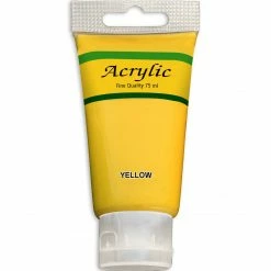 Acrylfarbe - gelb - 75 ml