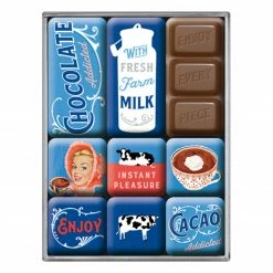 9-teiliges Magnet-Set - Chocolate Addicted