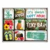 9-teiliges Magnet-Set - Tiki Bar
