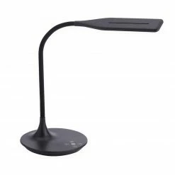 LED-Scheibtischleuchte - schwarz - dimmbar - 65 cm hoch