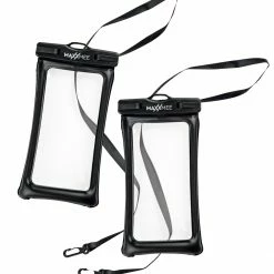 MAXXMEE 2er-Set Handyhüllen - schwarz - wasserdicht