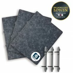 NEXTFOLDER Hefter-Set - grau meliert - DINA4
