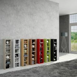 Regal ELEMENTA - Kern-Nussbaum - 91,5 cm -Günstiges Büro Geschäft 9001656200 02 1600Wx1600H