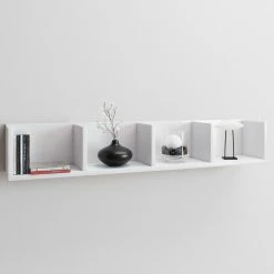 Wandregal HONSA - weiß -Günstiges Büro Geschäft 9001657200 02 1600Wx1600H