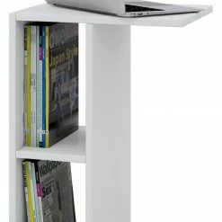 Beistelltisch - weiß - 45 cm breit