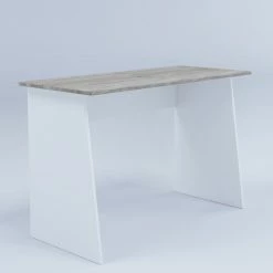 Schreibtisch MASOLA MAXI - weiß-Sonoma Eiche - 110 cm -Günstiges Büro Geschäft 9001697000 02 1600Wx1600H