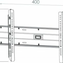 TV-Wandhalterung WF 110 - schwarz - Stahl -Günstiges Büro Geschäft 9001704100 04 1600Wx1600H