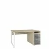 Schreibtisch SET+ - Eiche natur-grau - 150 cm -Günstiges Büro Geschäft 9001769200 1600Wx1600H