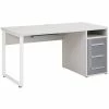 Schreibtisch SET+ - platingrau-grau - 150 cm -Günstiges Büro Geschäft 9001769400 1600Wx1600H