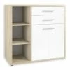 Kommode SET+ - Eiche natur - weiß - 117 cm -Günstiges Büro Geschäft 9001770100 1600Wx1600H