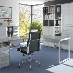 Sideboard SET+ - platingrau - Weißglas - 156 cm 8 Sideboard SET+ - platingrau - Weißglas - 156 cm -Günstiges Büro Geschäft 9001770800 03 1600Wx1600H