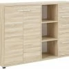 Sideboard SET+ - Eiche natur - 156 cm -Günstiges Büro Geschäft 9001771000 1600Wx1600H