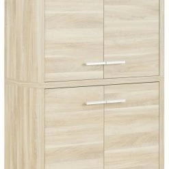 Büroschrank SET+ - Eiche hell - 79 cm