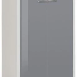 Sideboard SET+ - platingrau-Grauglas - 79 cm -Günstiges Büro Geschäft 9001773300 03 1600Wx1600H