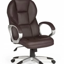 Chefsessel - braun - Lederoptik