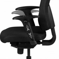 Bürostuhl - schwarz - 3-Punkt-Synchronmechanik -Günstiges Büro Geschäft 9002020300 03 1600Wx1600H