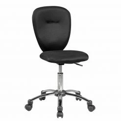 Kinder-Schreibtischstuhl - schwarz - höhenverstellbar