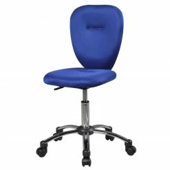 Kinder-Schreibtischstuhl - blau - höhenverstellbar