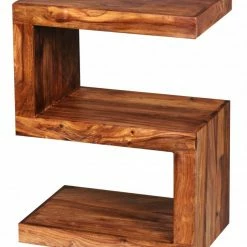Beistelltisch - Sheesham massiv - 60 cm hoch