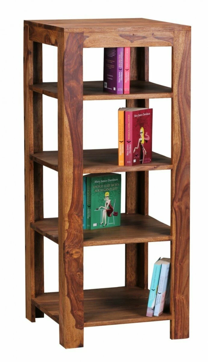Standregal - Sheesham massiv - 4 Böden 4 Standregal - Sheesham massiv - 4 Böden – Bild 2