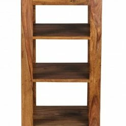 Standregal - Sheesham massiv - 3 Böden -Günstiges Büro Geschäft 9002276500 03 1600Wx1600H