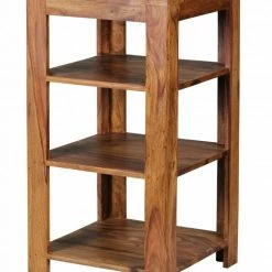 Standregal - Sheesham massiv - 3 Böden