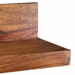 Wandregal - braun gebeizt - Sheesham massiv - 60 cm -Günstiges Büro Geschäft 9002278200 03 1600Wx1600H