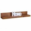 Wandregal - Sheesham massiv - braun gebeizt - 110 cm breit