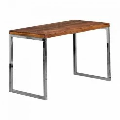 Schreibtisch - braun gebeizt - Sheesham massiv -Günstiges Büro Geschäft 9002284700 03 1600Wx1600H