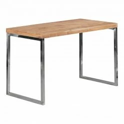 Schreibtisch - Akazie - Akazie massiv / Metall -Günstiges Büro Geschäft 9002284800 03 1600Wx1600H