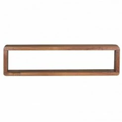 3er-Set Wandregal - braun gebeizt - Sheesham massiv -Günstiges Büro Geschäft 9002293800 04 1600Wx1600H