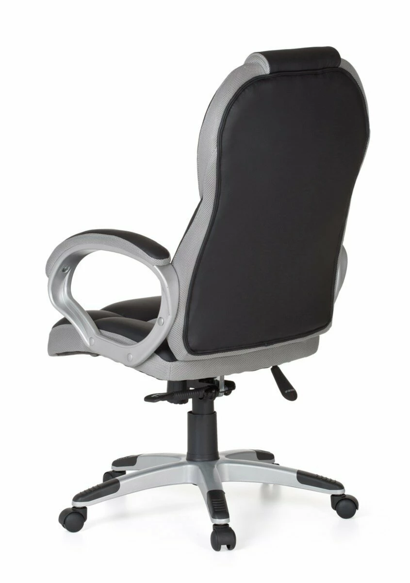 Bürostuhl - schwarz-grau - Wippmechanik 4 Bürostuhl - schwarz-grau - Wippmechanik – Bild 2