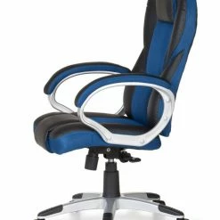 Bürostuhl - schwarz-blau - Wippmechanik -Günstiges Büro Geschäft 9002332300 04 1600Wx1600H