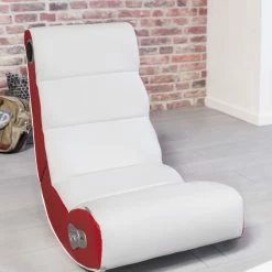 Soundsessel - weiß-rot - mit Bluetooth -Günstiges Büro Geschäft 9002333200 04 1600Wx1600H