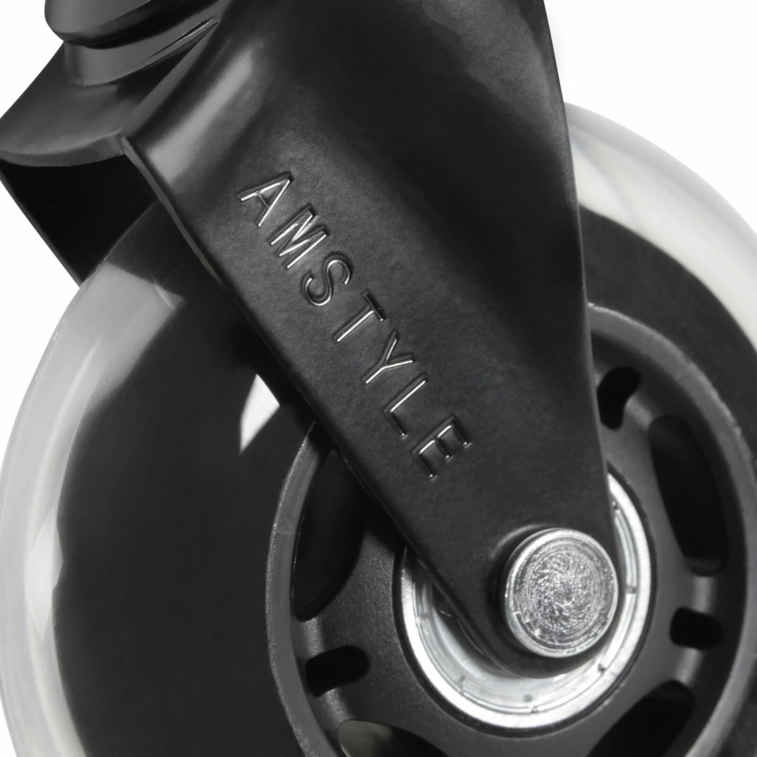 5er-Set Rollen Schwerlastrollen - schwarz-transparent - 75 mm 5 5er-Set Rollen Schwerlastrollen - schwarz-transparent - 75 mm – Bild 3