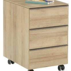 Rollcontainer - Riviera Eiche-anthrazit - 39,8 cm breit