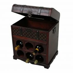 Weinregal - Kolonialstil - 6 Flaschen