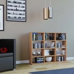 Regal MEGOSA MINI - Buche - 102 cm breit -Günstiges Büro Geschäft 9002746200 02 1600Wx1600H