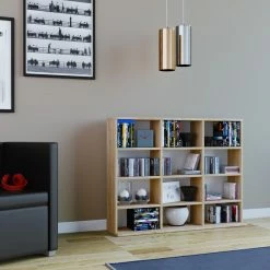 Regal MEGOSA MINI - Sonoma Eiche - 102 cm breit -Günstiges Büro Geschäft 9002746300 02 1600Wx1600H