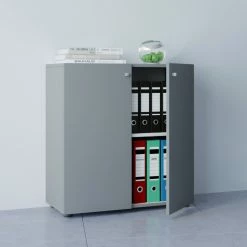 Aktenschrank VANDOL MINI - grau - Holz - 70 cm breit 6 Aktenschrank VANDOL MINI - grau - Holz - 70 cm breit -Günstiges Büro Geschäft 9002749700 1600Wx1600H