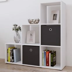 Raumteiler NITAS - weiß - 6 Fächer -Günstiges Büro Geschäft 9002763500 1600Wx1600H