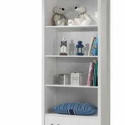 Regal LEWIS - weiß - 1 Schubkasten