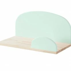Wandregal KIDDY - mintgrün - teilmassiv - 45 cm breit